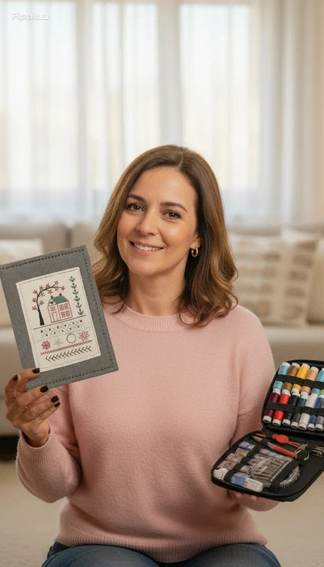 Relaxamento total com o Livro de Bordado